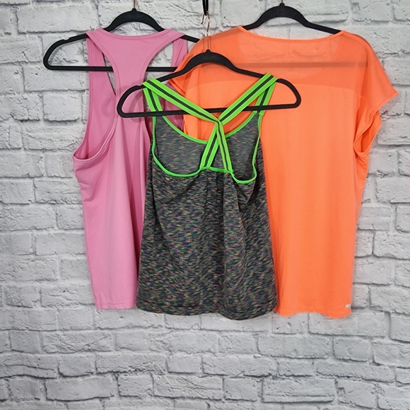 C9/Danskin/No Boundaries 3 Piece Colorful Tank Bundle - Picture 11 of 12